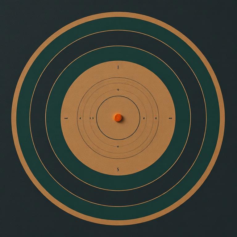 Abstract target and range illustration
